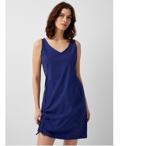 Columbia Anytime Casual III Dress Stretch Dress In Sapphire Blue size 1X